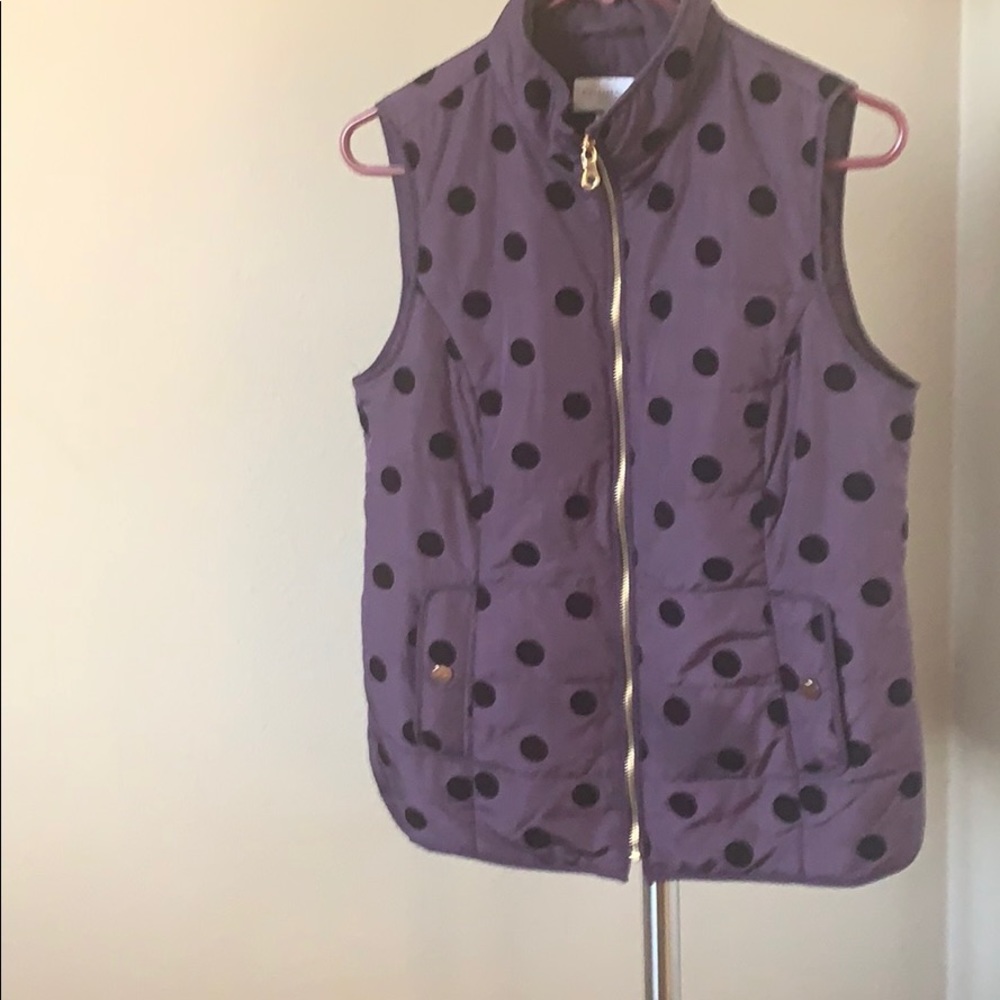 Polka dot vest